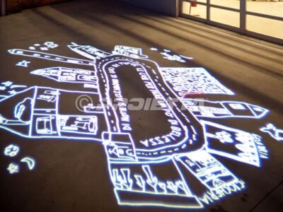 floor artistic projections