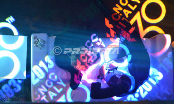 Floor projections to enhance indoor or outdoor events