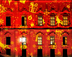 Christmas dynamic effects for projectors