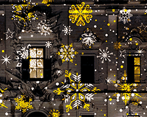 Christmas dynamic effects for projectors
