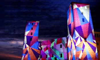 medieval themed decorative projections