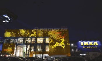 Christmas projections for malls - Ikea Arredamenti