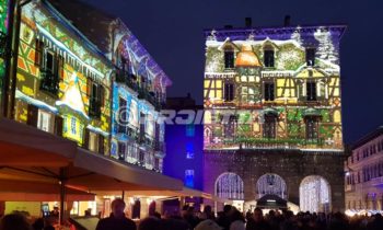 Piazza Duomo mapping in Como