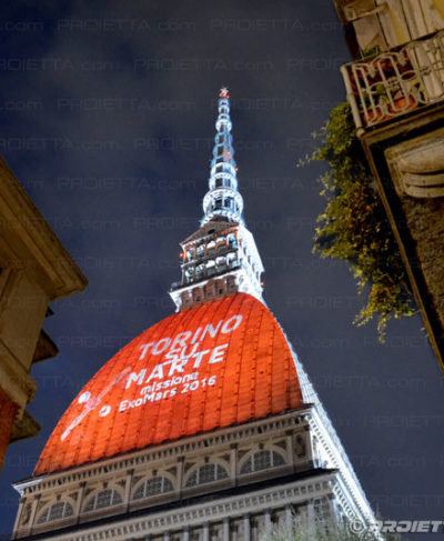 Proiezione sulla Mole Antonelliana
