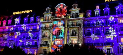 Video Mapping de Noël à Montreux