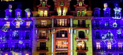 Video Mapping de Noël à Montreux