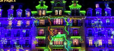 Video Mapping de Noël à Montreux