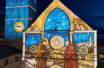 Proiezioni Architetturali ad Assisi sulla chiesa di SAn Rufino